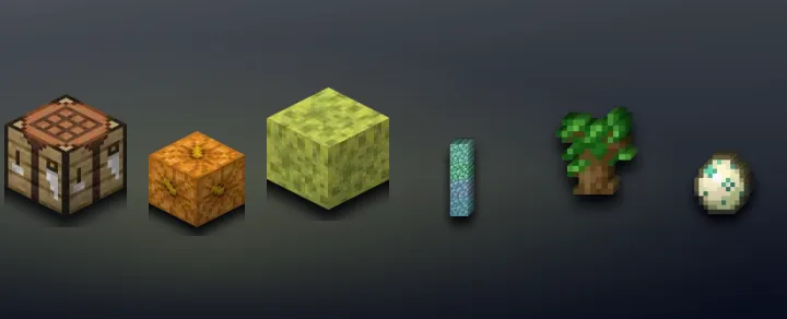 Utility Blocks in Minecraft: 340 items with recipes and stats